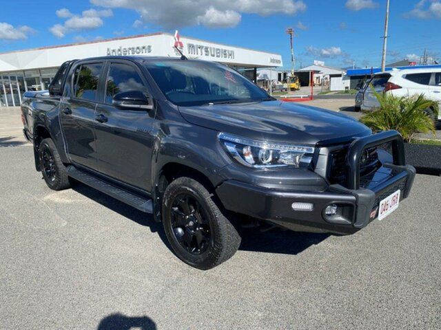 Used Toyota Hilux GUN126R Rogue Double Cab Gladstone, 2020 Toyota Hilux GUN126R Rogue Double Cab Grey 6 Speed Sports Automatic Utility
