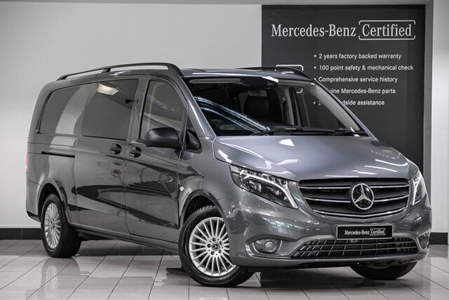 Certified Pre-Owned Mercedes-Benz Vito 447 MY22 116CDI Crew Cab LWB 9G-Tronic Narre Warren, 2023 Mercedes-Benz Vito 447 MY22 116CDI Crew Cab LWB 9G-Tronic Selenite Grey 9 Speed