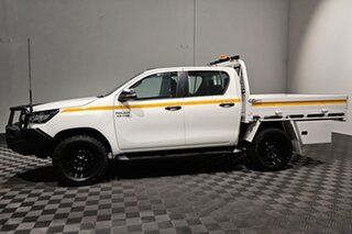 2021 Toyota Hilux GUN126R SR Double Cab White 6 speed Automatic Cab Chassis