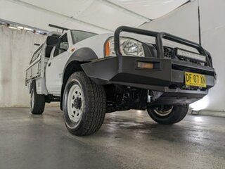 2012 Nissan Navara D22 S5 DX White 5 Speed Manual Cab Chassis.