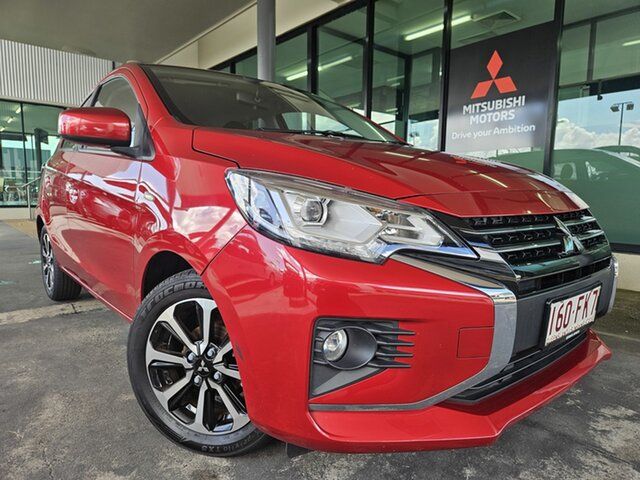 Used Mitsubishi Mirage LB MY22 LS Cairns, 2021 Mitsubishi Mirage LB MY22 LS Red Planet 1 Speed Constant Variable Hatchback