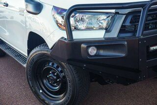 2022 Toyota Hilux GUN126R SR Double Cab Glacier White 6 Speed Sports Automatic Cab Chassis