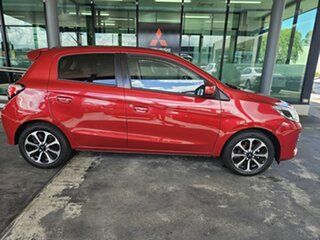 2021 Mitsubishi Mirage LB MY22 LS Red Planet 1 Speed Constant Variable Hatchback.