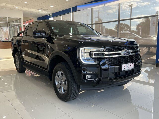 Used Ford Ranger PY 2024.00MY XLT Beaudesert, 2023 Ford Ranger PY 2024.00MY XLT Shadow Black 10 Speed Sports Automatic Double Cab Pick Up