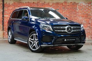 2016 Mercedes-Benz GLS-Class X166 GLS350 d 9G-Tronic 4MATIC Sport Cavansite Blue 9 Speed.