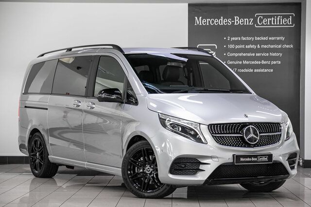 Certified Pre-Owned Mercedes-Benz V-Class 447 MY22 V300 d MWB 9G-Tronic AMG Avantgarde Narre Warren, 2023 Mercedes-Benz V-Class 447 MY22 V300 d MWB 9G-Tronic AMG Avantgarde Brilliant Silver 9 Speed