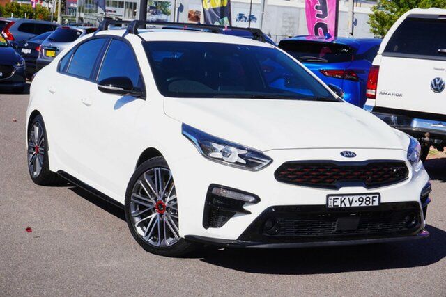 Used Kia Cerato BD MY20 GT DCT Phillip, 2020 Kia Cerato BD MY20 GT DCT White 7 Speed Sports Automatic Dual Clutch Hatchback