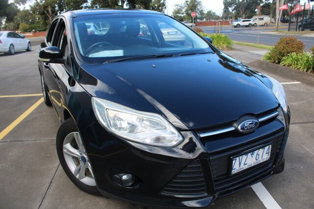 Used Ford Focus LW MkII Trend PwrShift West Footscray, 2013 Ford Focus LW MkII Trend PwrShift Black 6 Speed Sports Automatic Dual Clutch Hatchback