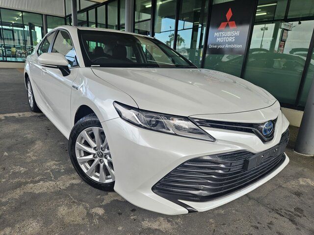 Used Toyota Camry AXVH71R Ascent Cairns, 2020 Toyota Camry AXVH71R Ascent White 6 Speed Constant Variable Sedan Hybrid