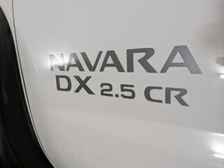 2012 Nissan Navara D22 S5 DX White 5 Speed Manual Cab Chassis