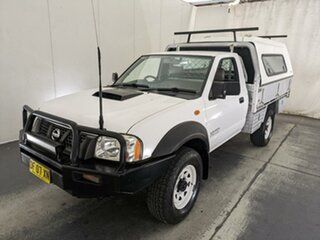 2012 Nissan Navara D22 S5 DX White 5 Speed Manual Cab Chassis.