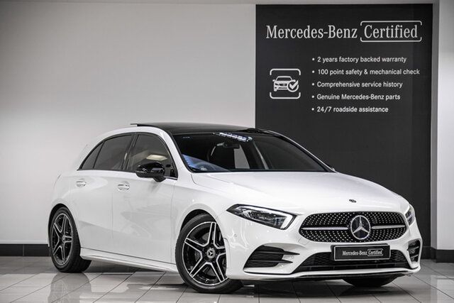 Certified Pre-Owned Mercedes-Benz A-Class W177 800+050MY A250 DCT 4MATIC Narre Warren, 2020 Mercedes-Benz A-Class W177 800+050MY A250 DCT 4MATIC Polar White 7 Speed