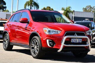 2016 Mitsubishi ASX XB MY15.5 LS 2WD Red 6 Speed Constant Variable Wagon.