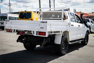 2018 Toyota Hilux GUN126R SR Double Cab White 6 Speed Sports Automatic Cab Chassis