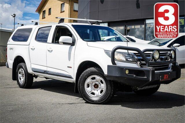 Used Holden Colorado RG MY17 LS Pickup Crew Cab Moorooka, 2017 Holden Colorado RG MY17 LS Pickup Crew Cab White 6 Speed Sports Automatic Utility