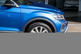 2023 Volkswagen T-ROC D11 MY24 110TSI Style Ravenna Blue/black (5za1) 8 Speed Sports Automatic Wagon