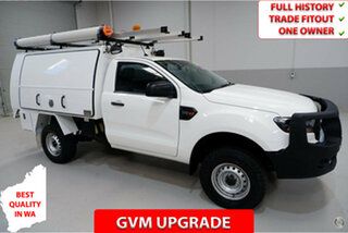 2019 Ford Ranger PX MkIII 2019.00MY XL White 6 Speed Sports Automatic Single Cab Chassis.