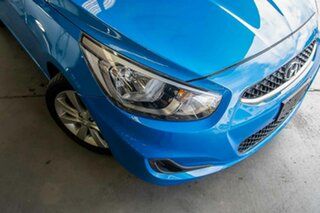 2018 Hyundai Accent RB6 MY18 Sport Blue 6 Speed Sports Automatic Sedan.