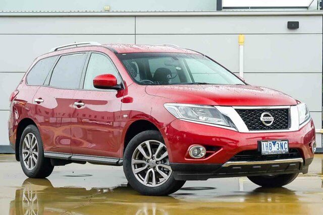 Used Nissan Pathfinder R52 MY15 ST X-tronic 4WD Pakenham, 2015 Nissan Pathfinder R52 MY15 ST X-tronic 4WD Red 1 Speed Constant Variable Wagon