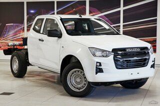 2023 Isuzu D-MAX RG MY23 SX Space Cab White 6 Speed Sports Automatic Cab Chassis.