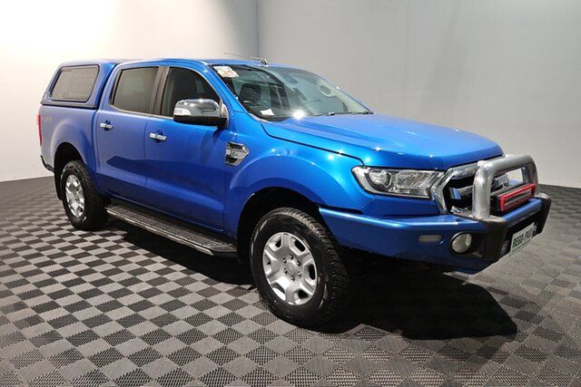 Used Ford Ranger PX MkII XLT Double Cab Acacia Ridge, 2017 Ford Ranger PX MkII XLT Double Cab Winning Blue 6 speed Automatic Utility