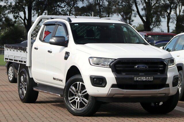 Pre-Owned Ford Ranger PX MkIII MY21.25 Wildtrak 3.2 (4x4) Warwick Farm, 2020 Ford Ranger PX MkIII MY21.25 Wildtrak 3.2 (4x4) White 6 Speed Manual Double Cab Pick Up