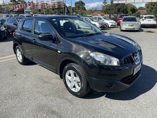 2010 Nissan Dualis J10 MY2009 ST Hatch X-tronic 2WD Black 6 Speed Constant Variable Hatchback.