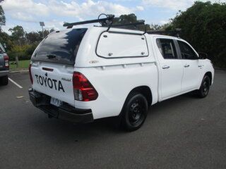2017 Toyota Hilux GGN120R SR White 6 Speed Automatic Dual Cab Utility