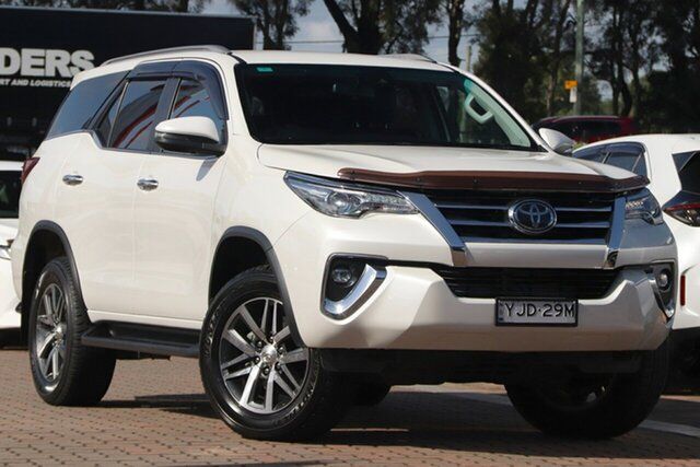 Pre-Owned Toyota Fortuner GUN156R Crusade Warwick Farm, 2019 Toyota Fortuner GUN156R Crusade Crystal Pearl 6 Speed Automatic SUV