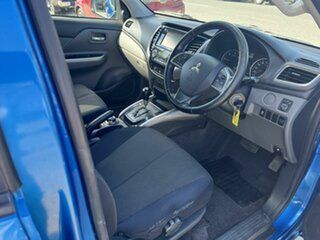 2016 Mitsubishi Triton MQ MY16 GLS Double Cab Blue 5 Speed Sports Automatic Utility