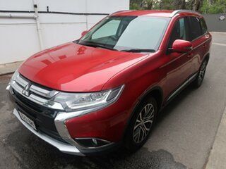 2016 Mitsubishi Outlander ZK MY16 LS 2WD Red 6 Speed Constant Variable Wagon.