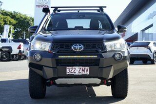 2019 Toyota Hilux GUN126R Rugged X Double Cab Eclipse Black 6 Speed Sports Automatic Utility