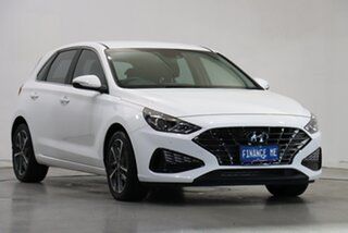 2023 Hyundai i30 PD.V4 MY23 Active Atlas White 6 Speed Sports Automatic Hatchback.
