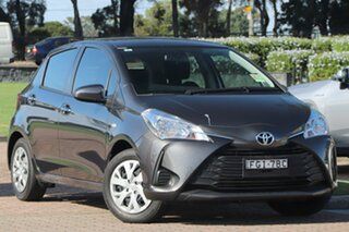 2017 Toyota Yaris NCP130R Ascent Graphite 4 Speed Automatic Hatchback.