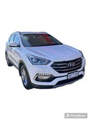 2017 Hyundai Santa Fe DM3 MY17 Active White 6 Speed Sports Automatic Wagon.