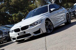 2015 BMW M3 F80 M-DCT White 7 Speed Sports Automatic Dual Clutch Sedan