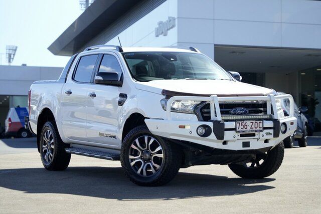 Used Ford Ranger PX MkIII 2019.00MY Wildtrak Woolloongabba, 2019 Ford Ranger PX MkIII 2019.00MY Wildtrak White 6 Speed Manual Double Cab Pick Up