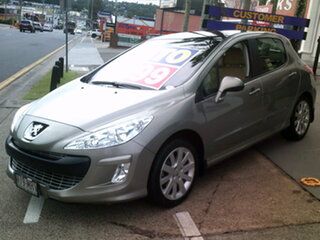 2010 Peugeot 308 T7 XTE Grey 6 Speed Sports Automatic Hatchback.