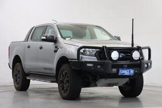2019 Ford Ranger PX MkIII 2019.75MY Wildtrak Silver 10 Speed Sports Automatic Double Cab Pick Up.