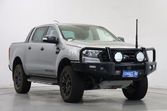 Used Ford Ranger PX MkIII 2019.75MY Wildtrak Victoria Park, 2019 Ford Ranger PX MkIII 2019.75MY Wildtrak Silver 10 Speed Sports Automatic Double Cab Pick Up