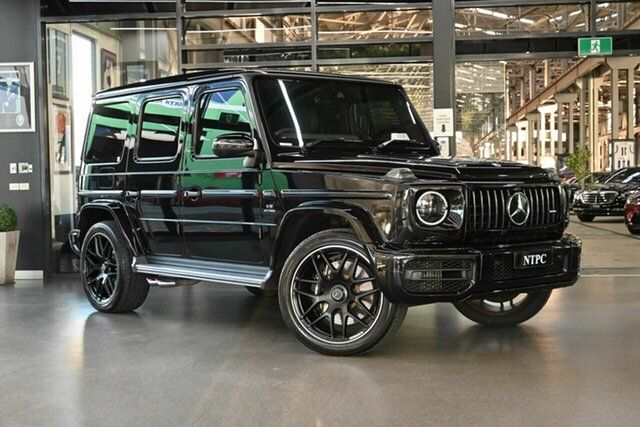 Used Mercedes-Benz G-Class W463 X20MY G63 AMG SPEEDSHIFT 4MATIC North Melbourne, 2021 Mercedes-Benz G-Class W463 X20MY G63 AMG SPEEDSHIFT 4MATIC Black 9 Speed Sports Automatic Wagon