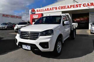 2020 Great Wall Steed K2 (4x4) White 6 Speed Manual Cab Chassis.