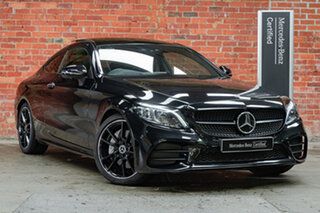 2023 Mercedes-Benz C-Class C205 803+053MY C300 9G-Tronic Obsidian Black Metallic 9 Speed.