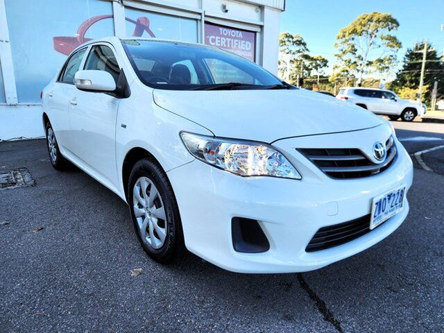 Pre-Owned Toyota Corolla ZRE152R Ascent Ferntree Gully, 2013 Toyota Corolla ZRE152R Ascent Glacier White 4 Speed Automatic Sedan