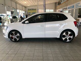 2013 Volkswagen Polo 6R MY13.5 GTI DSG White 7 Speed Sports Automatic Dual Clutch Hatchback.