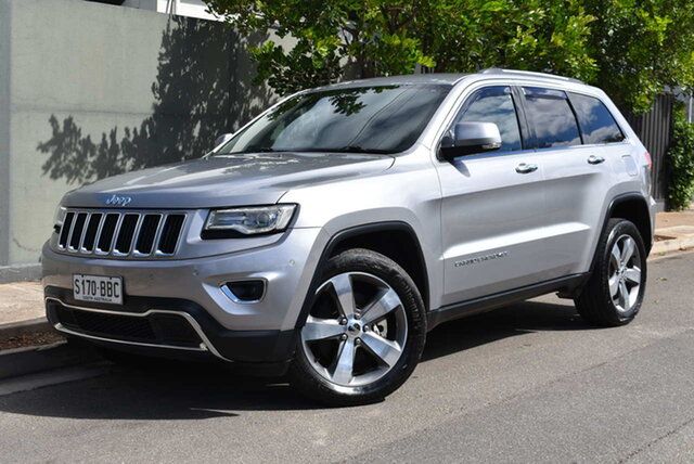 Used Jeep Grand Cherokee WK MY2014 Limited Brighton, 2013 Jeep Grand Cherokee WK MY2014 Limited Silver 8 Speed Sports Automatic Wagon