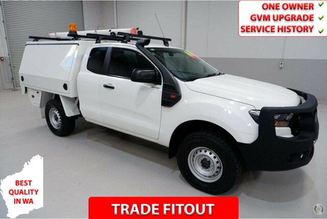 Used Ford Ranger PX MkII 2018.00MY XL Kenwick, 2017 Ford Ranger PX MkII 2018.00MY XL White 6 Speed Sports Automatic Cab Chassis