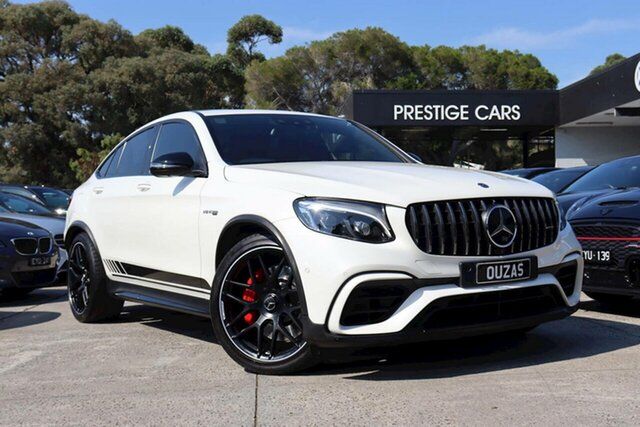 Used Mercedes-Benz GLC-Class C253 809MY GLC63 AMG Coupe SPEEDSHIFT MCT 4MATIC+ S Balwyn, 2019 Mercedes-Benz GLC-Class C253 809MY GLC63 AMG Coupe SPEEDSHIFT MCT 4MATIC+ S White 9 Speed