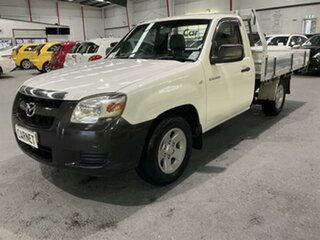 2008 Mazda BT-50 08 Upgrade B2500 DX White 5 Speed Manual Cab Chassis.