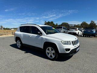 2013 Jeep Compass MK MY12 Limited (4x4) White Continuous Variable Wagon.